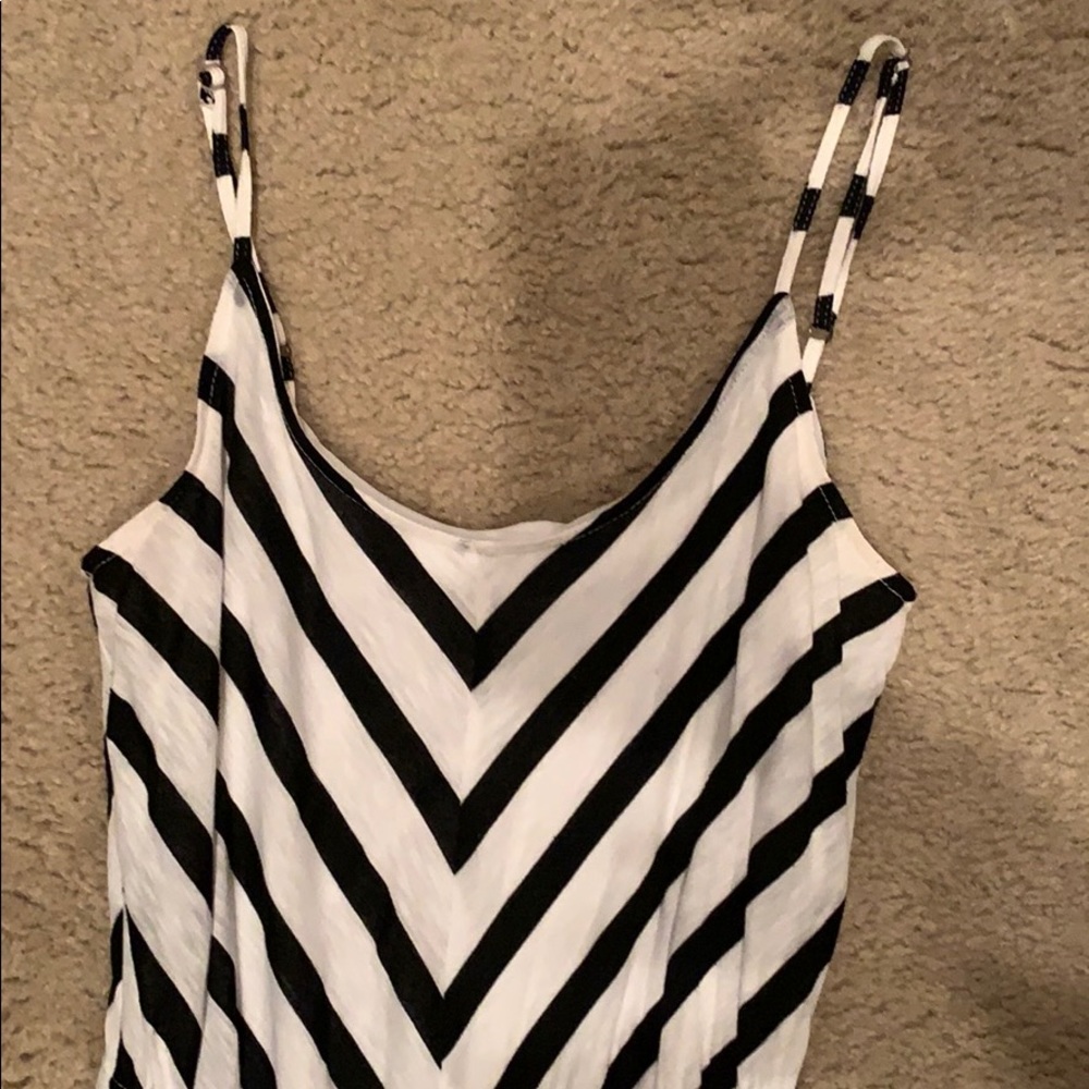 Red Haute striped lined dress